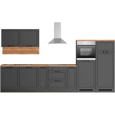 Kochstation KS-Lana - Modernes 360cm Küchen-Set Kochstation KS-Lana - Modernes 360cm Küchen-Set
