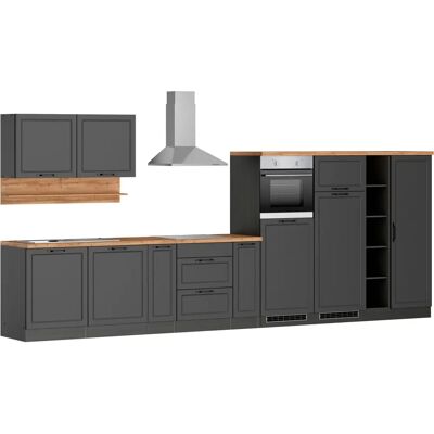 Kochstation KS-Lana - Komplettküchen-Set mit Induktion - 440cm B Kochstation KS-Lana - Komplettküchen-Set mit Induktion - 440cm B