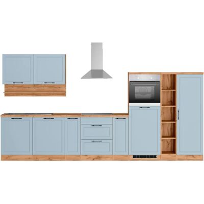 Kochstation KS-Lana Blaue Komplettküchen-Set - Küchenschrank Kochstation KS-Lana Blaue Komplettküchen-Set - Küchenschrank