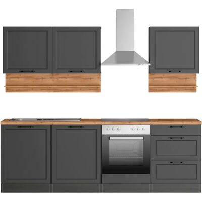 Kochstation KS-Lana Komplettküchen-Set - Grau Kochstation KS-Lana Komplettküchen-Set - Grau