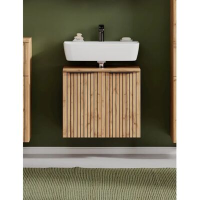 Welltime Holz-Badezimmerschrank - 60cm x 54cm - Deutschland Welltime Holz-Badezimmerschrank - 60cm x 54cm - Deutschland