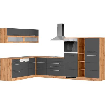 Kochstation KS-Wien - Eckküchenset 220cm - Küche Kochstation KS-Wien - Eckküchenset 220cm - Küche