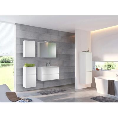 Welltime Badezimmermöbel-Set - 3/5tlg., Weiß Welltime Badezimmermöbel-Set - 3/5tlg., Weiß