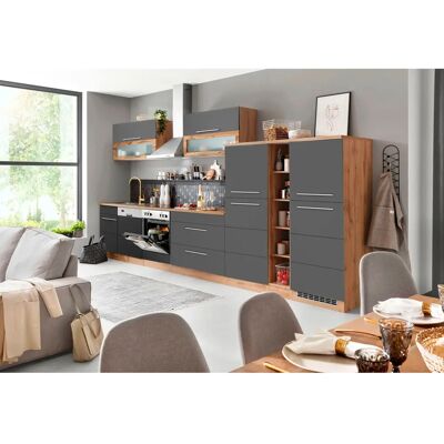 Kochstation KS-Wien - Komplettküchen-Set - 420cm breit Kochstation KS-Wien - Komplettküchen-Set - 420cm breit