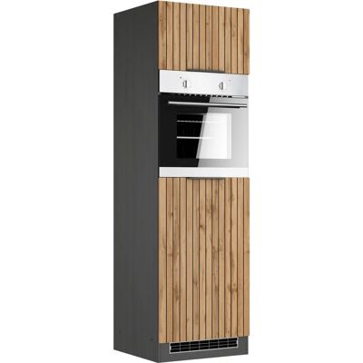 Kochstation KS-Lagos - Verstellbare Scharniere, Regale, Reversible - Schrank Kochstation KS-Lagos - Verstellbare Scharniere, Regale, Reversible - Schrank