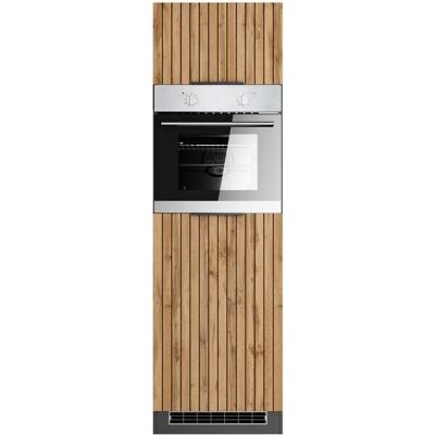 Kochstation KS-Lagos Küchenschrank - 2 Türen, Grau, 60cm Kochstation KS-Lagos Küchenschrank - 2 Türen, Grau, 60cm