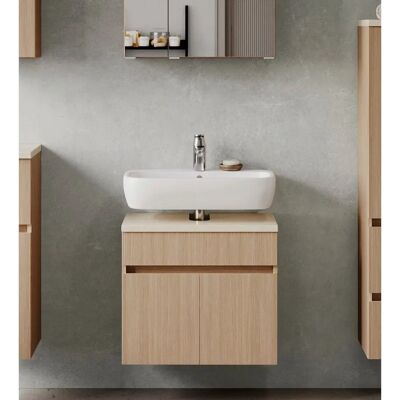 Welltime - 60x54x35 - Eiche hell - Spanplatte - Schrank Welltime - 60x54x35 - Eiche hell - Spanplatte - Schrank