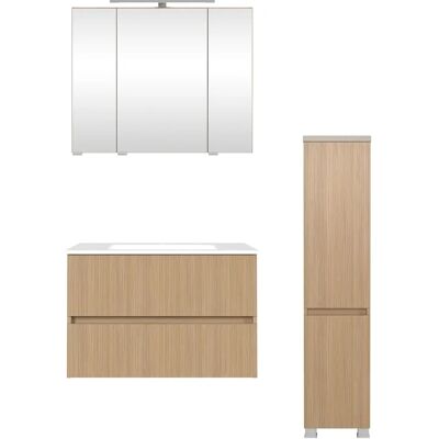 Welltime - Eixo - Eiche hell - Bathroom furniture set Welltime - Eixo - Eiche hell - Bathroom furniture set
