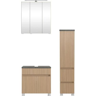WELLTIME KA210002 90 cm - Eiche hell - Bathroom furniture WELLTIME KA210002 90 cm - Eiche hell - Bathroom furniture