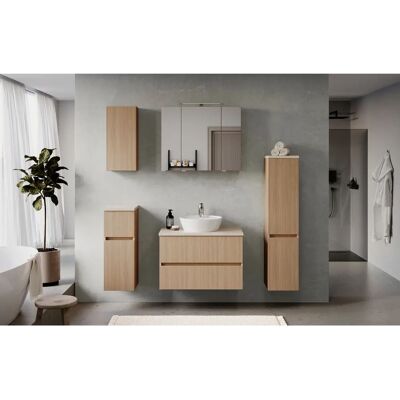 WELLTIME - Set 140 cm - Eiche hell - Bathroom furniture set WELLTIME - Set 140 cm - Eiche hell - Bathroom furniture set