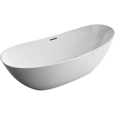 Bernstein Dalia Freistehende Moderne Ovalbadewanne - Hochglanz Weiß Bernstein Dalia Freistehende Moderne Ovalbadewanne - Hochglanz Weiß