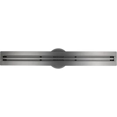 Canal de ducha de acero inoxidable Bernstein FlexM03 Gunmetal - 80cm Canal de ducha de acero inoxidable Bernstein FlexM03 Gunmetal - 80cm