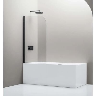 Cabine de douche Nano Bernstein - 80x140cm, Noir Mat, NT201 - Publicité Cabine de douche Nano Bernstein - 80x140cm, Noir Mat, NT201 - Publicité