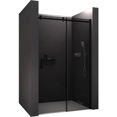 Box doccia Bernstein NT806 flex - Nero opaco - Vetro nano temperato Box doccia Bernstein NT806 flex - Nero opaco - Vetro nano temperato