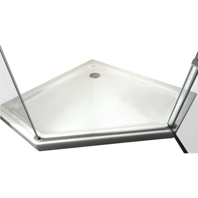 Bernstein Modello 90 x 90 cm Piatti Doccia Pentagonale - Antiscivolo Bernstein Modello 90 x 90 cm Piatti Doccia Pentagonale - Antiscivolo