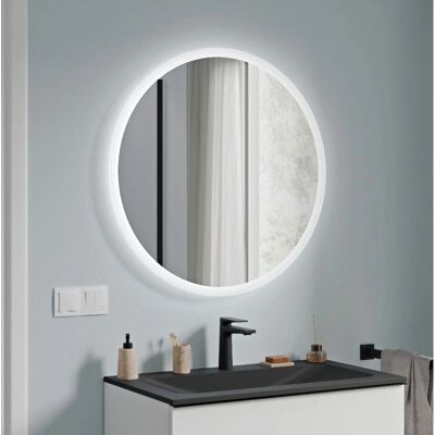 Bernstein Varo - Espejo de baño redondo - Iluminación LED - 80cm Bernstein Varo - Espejo de baño redondo - Iluminación LED - 80cm
