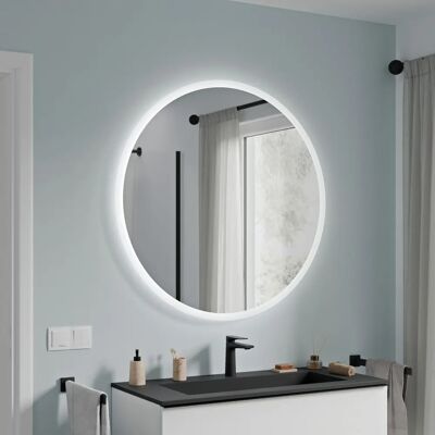 Bernstein Modelo - Espejo de baño redondo - LED, antivaho, regulable, sensor de movimiento Bernstein Modelo - Espejo de baño redondo - LED, antivaho, regulable, sensor de movimiento