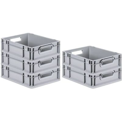 PROREGAL - NextGen Eurobox - Grau - 11L Aufbewahrungsbox PROREGAL - NextGen Eurobox - Grau - 11L Aufbewahrungsbox