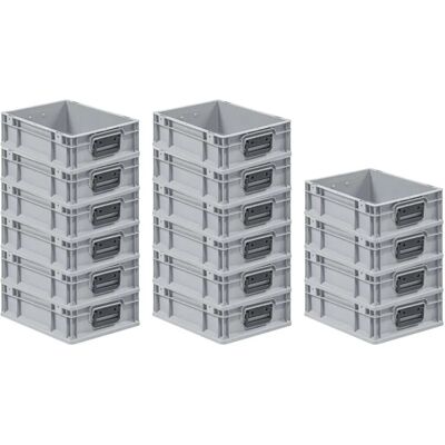 PROREGAL NextGen Portable Duo - Grau - 12x30x40 cm - 11 L - Euro bin PROREGAL NextGen Portable Duo - Grau - 12x30x40 cm - 11 L - Euro bin