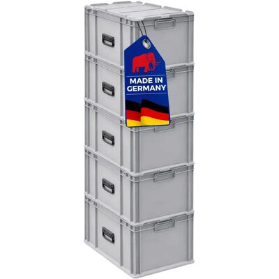 PROREGAL - NextGen - Grau - 65L - Kunststoff-Eurobox PROREGAL - NextGen - Grau - 65L - Kunststoff-Eurobox
