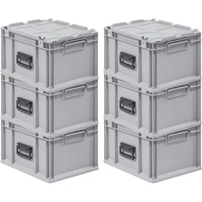 PROREGAL - NextGen Portable Eurobox - Grau - 20L - Aufbewahrungsbox PROREGAL - NextGen Portable Eurobox - Grau - 20L - Aufbewahrungsbox