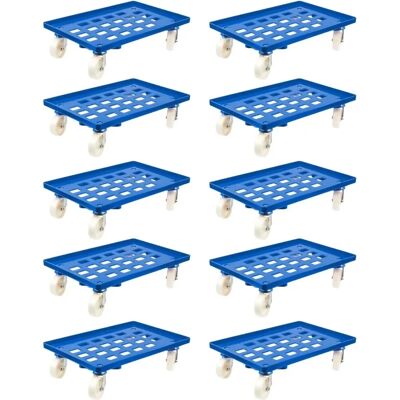 PROREGAL - 60x40cm euro bin - blau - Transportwagen PROREGAL - 60x40cm euro bin - blau - Transportwagen