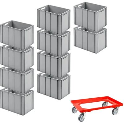 PROREGAL - Bac Euro - 42x40x60cm - 70L - Aufbewahrungsbehälter PROREGAL - Bac Euro - 42x40x60cm - 70L - Aufbewahrungsbehälter