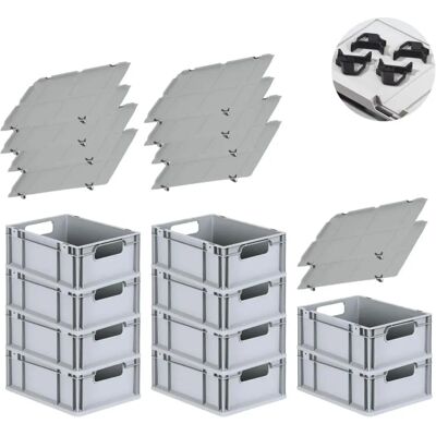 PROREGAL NextGen Economy - grau - 17x30x40 cm - 16 L Lagerkiste PROREGAL NextGen Economy - grau - 17x30x40 cm - 16 L Lagerkiste