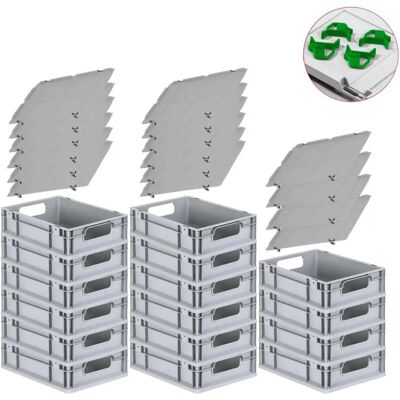 PROREGAL - NextGen Economy - Grau - 11 L - Plastic Euro bin PROREGAL - NextGen Economy - Grau - 11 L - Plastic Euro bin