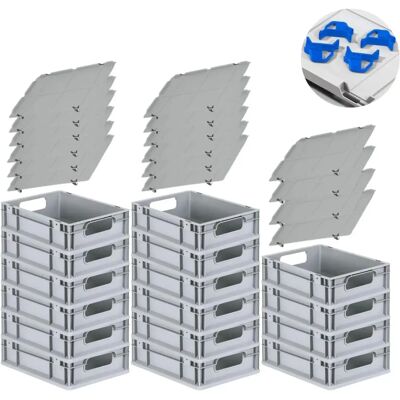 PROREGAL - NextGen Economy - 12x30x40 cm - 11L - Euro-Behälter PROREGAL - NextGen Economy - 12x30x40 cm - 11L - Euro-Behälter