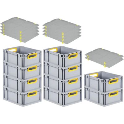 PROREGAL - NextGen - Gelb - Plastic Euro Behälter PROREGAL - NextGen - Gelb - Plastic Euro Behälter