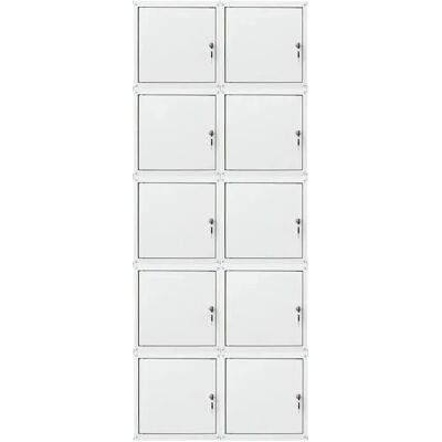 PROREGAL - Cubic - Gris - 35x35x35 cm - Armoire à casiers - Publicité PROREGAL - Cubic - Gris - 35x35x35 cm - Armoire à casiers - Publicité