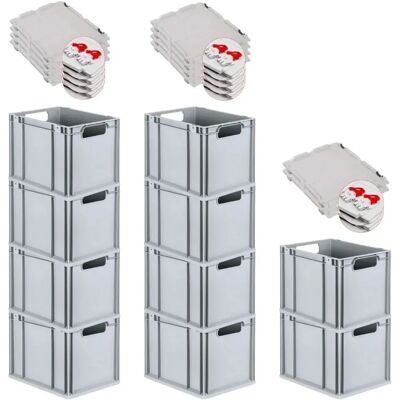 PROREGAL - NextGen Economy - Grau - 30L - Plastic Euro bin PROREGAL - NextGen Economy - Grau - 30L - Plastic Euro bin