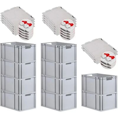 PROREGAL - NextGen Economy - 65 L - Gray - Euro-Behälter PROREGAL - NextGen Economy - 65 L - Gray - Euro-Behälter