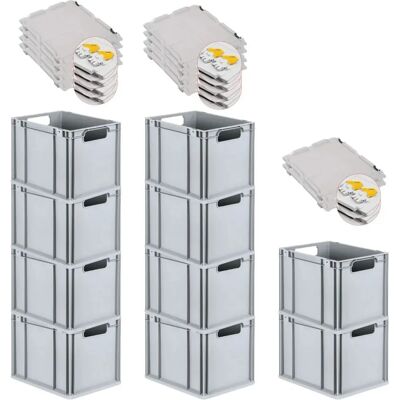 PROREGAL NextGen Economy grau 32x30x40 cm 30 L Aufbewahrungsbox PROREGAL NextGen Economy grau 32x30x40 cm 30 L Aufbewahrungsbox