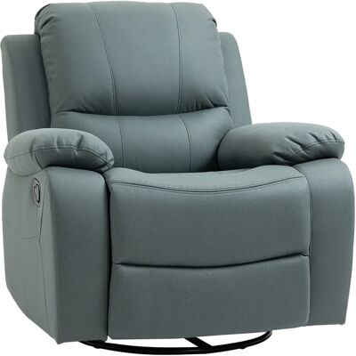 HOMCOM - 135° Swivel Recliner - Grün - Polyester - Recliner Chair HOMCOM - 135° Swivel Recliner - Grün - Polyester - Recliner Chair