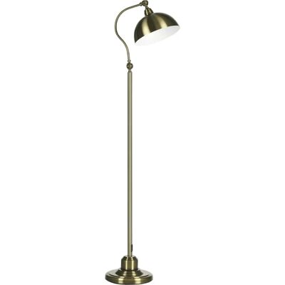 HOMCOM Vintage Messing Stehlampe - E27 Leselampe mit Verstellbarem Schirm HOMCOM Vintage Messing Stehlampe - E27 Leselampe mit Verstellbarem Schirm