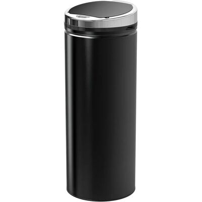 HOMCOM Sensor Mülleimer 50L - Infrarot, Edelstahl, Schwarz HOMCOM Sensor Mülleimer 50L - Infrarot, Edelstahl, Schwarz