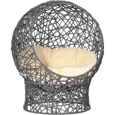 PawHut Katzenbett mit Kissen - Naturgewebt & Metallrahmen PawHut Katzenbett mit Kissen - Naturgewebt & Metallrahmen