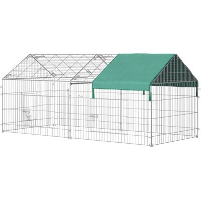 PawHut Małe wybiegi dla zwierząt - Stal, 220x103cm PawHut Małe wybiegi dla zwierząt - Stal, 220x103cm