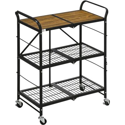 HOMCOM - Rollwagen Klappbarer Küchenwagen - Serving trolley HOMCOM - Rollwagen Klappbarer Küchenwagen - Serving trolley