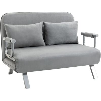 HOMCOM Schlafsofa mit Kissen - Verstellbar & Robust HOMCOM Schlafsofa mit Kissen - Verstellbar & Robust