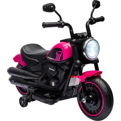 HOMCOM Kinder Elektro-Motorrad Rosa - Für 1,5-3 Jahre HOMCOM Kinder Elektro-Motorrad Rosa - Für 1,5-3 Jahre