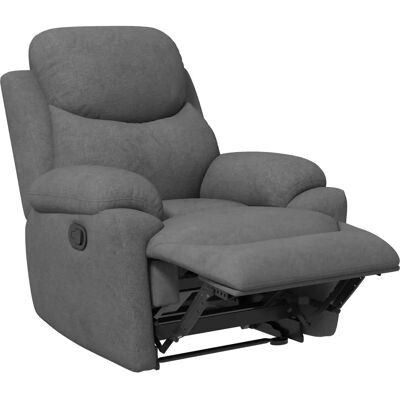 HOMCOM - TV Chair - Linen-look - Gray - Recliner HOMCOM - TV Chair - Linen-look - Gray - Recliner