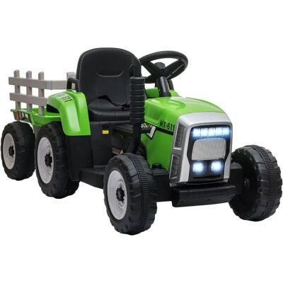 HOMCOM Elektrischer Traktor mit Anhänger - Kinderfahrzeug HOMCOM Elektrischer Traktor mit Anhänger - Kinderfahrzeug