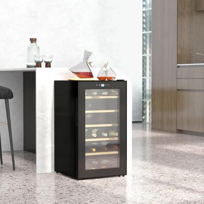 HOMCOM - 65L - 24 Flaschen - 5-20°C - Weinkühlschrank HOMCOM - 65L - 24 Flaschen - 5-20°C - Weinkühlschrank