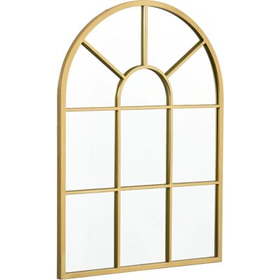 HOMCOM - Seinäpeili 70x50cm - kultainen metallikehys - Seinäpeili HOMCOM - Seinäpeili 70x50cm - kultainen metallikehys - Seinäpeili