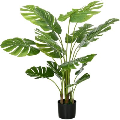 HOMCOM Keinotekoinen Kasvi - Monstera 120cm - Realistinen Sisustus HOMCOM Keinotekoinen Kasvi - Monstera 120cm - Realistinen Sisustus