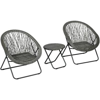 Outsunny - 3-osainen taittuva pihatuote - Outdoor furniture Outsunny - 3-osainen taittuva pihatuote - Outdoor furniture