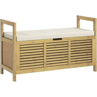 HOMCOM - Bamboo Shoe Bench - Schuhregal HOMCOM - Bamboo Shoe Bench - Schuhregal